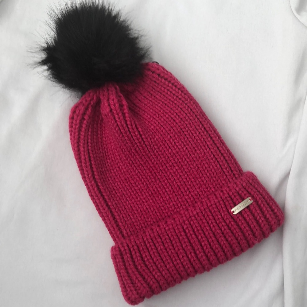 Steve Madden Fushia Beanie